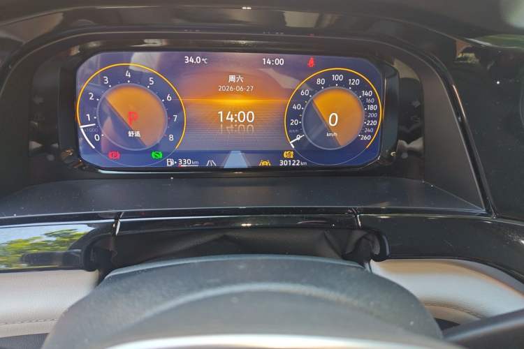 Used Volkswagen Teramont 2024 530 V6 Four-Wheel Drive Prestige Flagship Edition Odometer Close Up