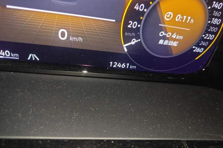 Used Volkswagen Teramont 2024 380TSI Four-Wheel Drive Prestige Luxury Edition Odometer Close Up