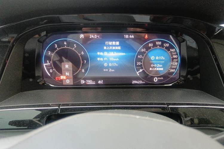 Used Volkswagen Teramont 2024 380TSI All-Wheel Drive Longyao Edition Odometer Close Up