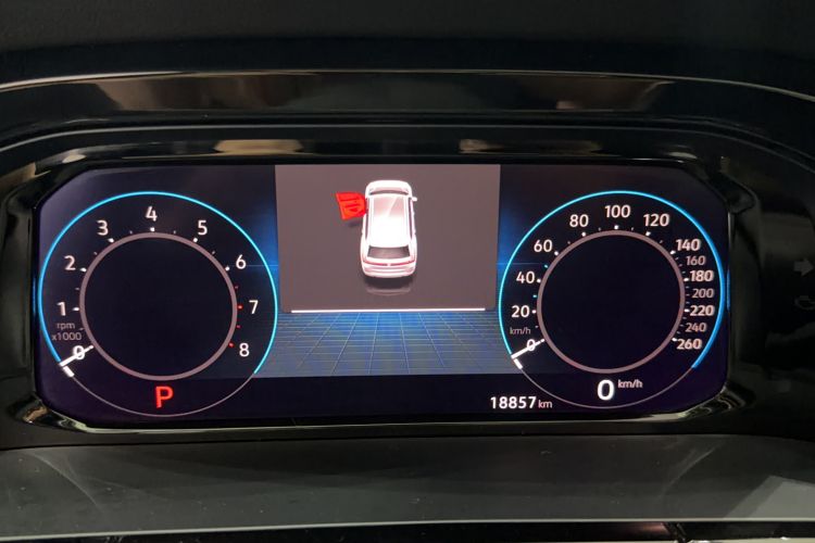Used Volkswagen Teramont 2024 380TSI All-Wheel Drive Longyao Edition Odometer Close Up