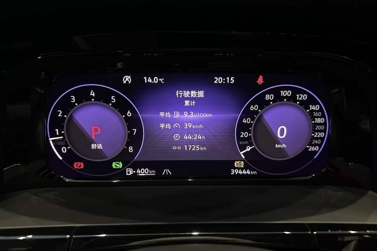 Used Volkswagen Teramont 2024 380TSI All-Wheel Drive Longyao Edition Odometer Close Up