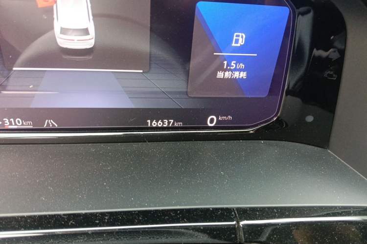 Used Volkswagen Teramont 2024 380TSI All-Wheel Drive Longyao Edition Odometer Close Up