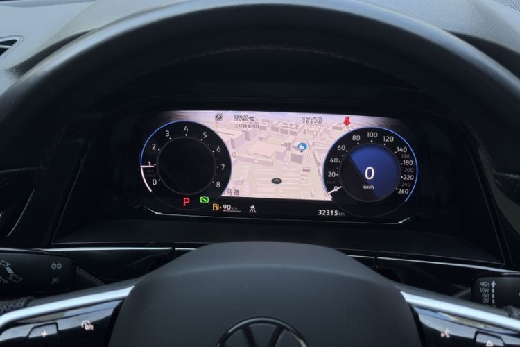 Used Volkswagen Teramont 2024 380TSI Four-Wheel Drive Prestige Luxury Edition Odometer Close Up