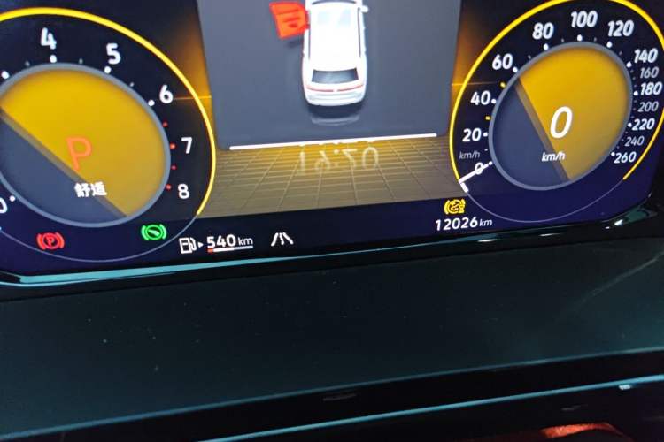 Used Volkswagen Teramont 2024 380TSI Four-Wheel Drive Prestige Luxury Edition Odometer Close Up