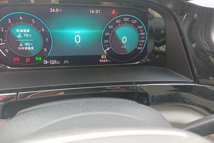 Used Volkswagen Teramont 2024 380TSI All-Wheel Drive Longyao Edition Odometer Close Up