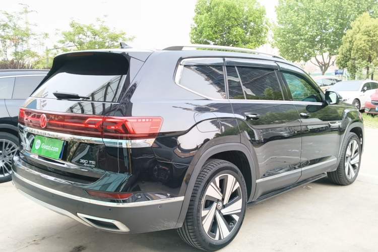 Used Volkswagen Teramont 2024 380TSI Four-Wheel Drive Prestige Luxury Edition Rear Right 45 Deg