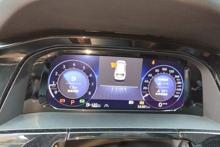 Used Volkswagen Teramont 2024 380TSI Four-Wheel Drive Prestige Flagship Edition Instrument Cluster