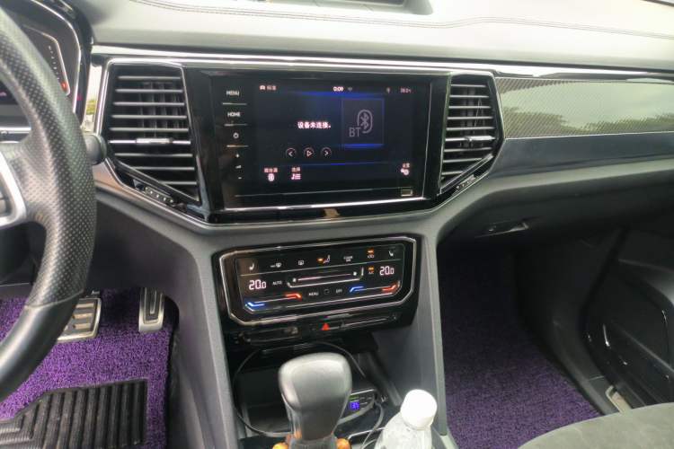 Used Volkswagen Teramont X 2019 380TSI Four-Wheel Drive Prestige Luxury Edition Audio And AC Panel