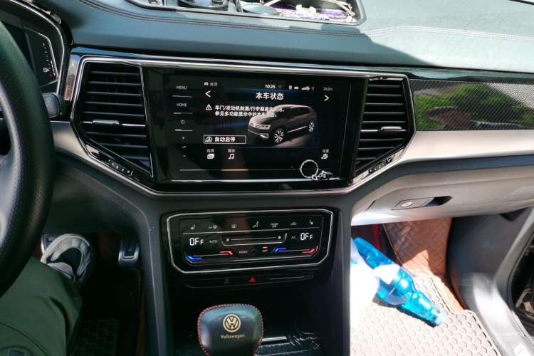 Used Volkswagen Teramont X 2019 380TSI Four-Wheel Drive Prestige Luxury Edition Audio And AC Panel