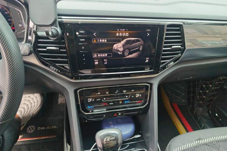 Used Volkswagen Teramont X 2019 330TSI Two-Wheel-Drive Luxury Edition Audio And AC Panel