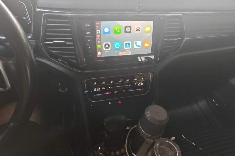 Used Volkswagen Teramont X 2019 380TSI Four-Wheel Drive Prestige Luxury Edition Audio And AC Panel