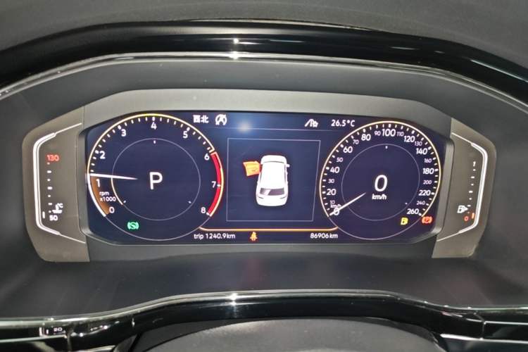 Used Volkswagen Teramont X 2019 380TSI Four-Wheel Drive Luxury Edition Instrument Cluster