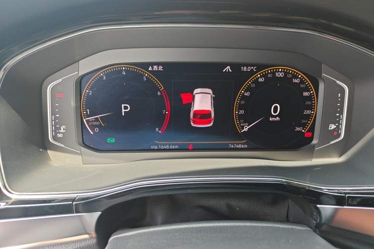 Used Volkswagen Teramont X 2019 380TSI Four-Wheel Drive Luxury Edition Instrument Cluster