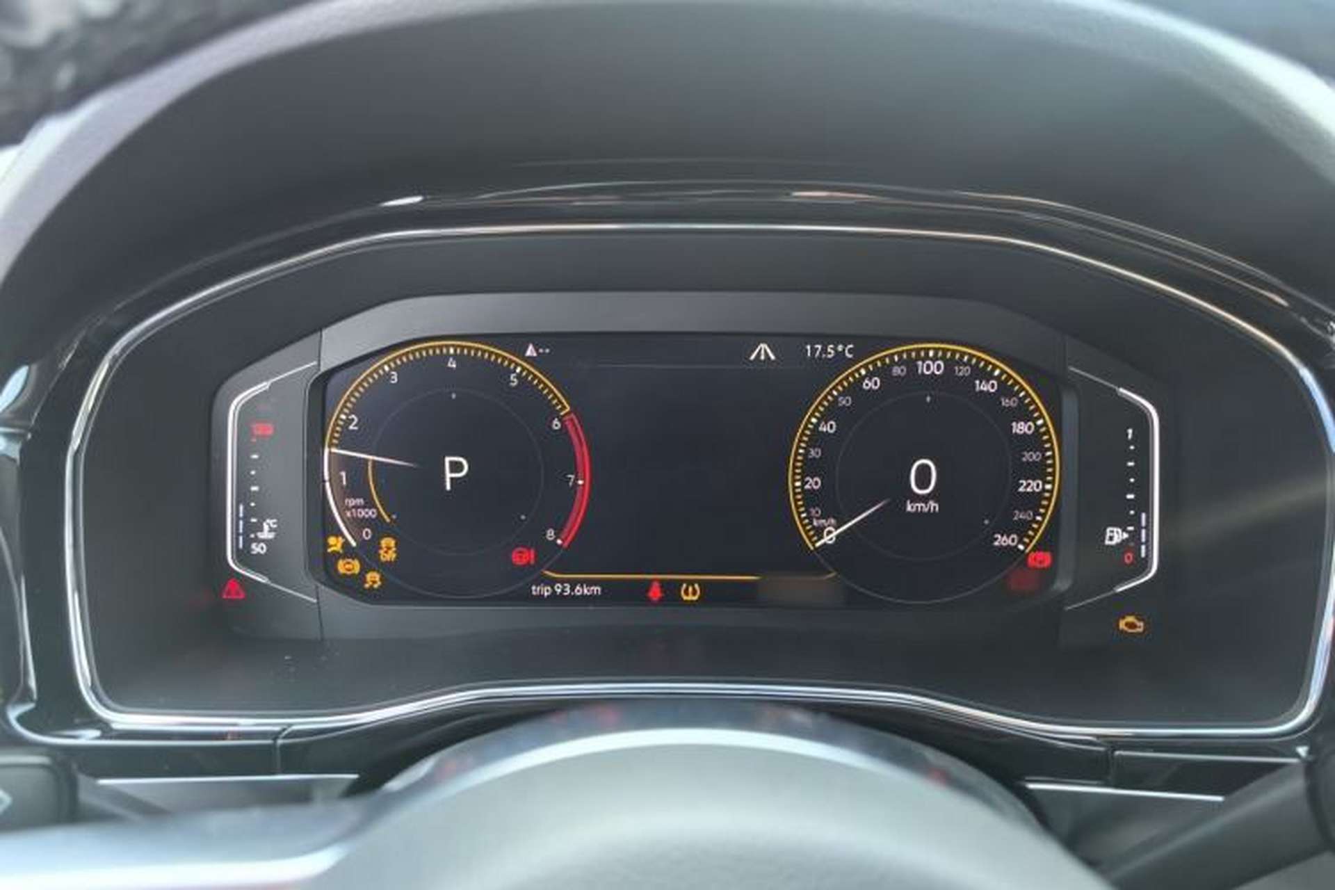 Used Volkswagen Teramont X 2019 380TSI Four-Wheel Drive Luxury Edition Instrument Cluster