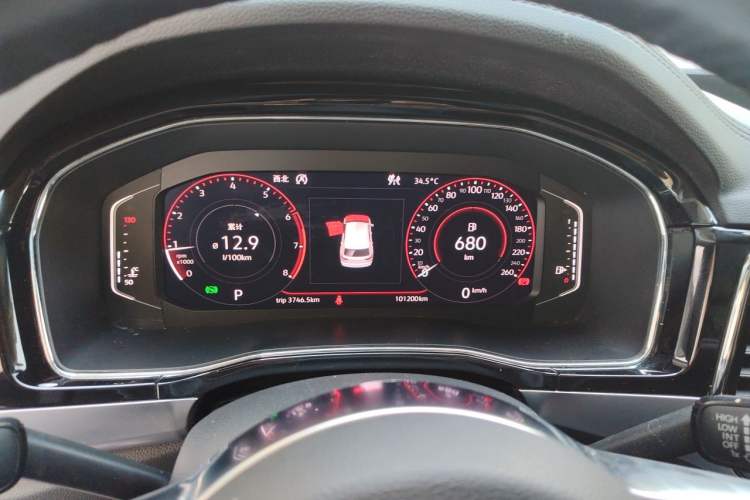 Used Volkswagen Teramont X 2019 380TSI Four-Wheel Drive Prestige Luxury Edition Instrument Cluster