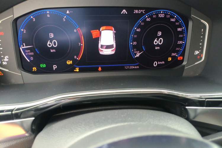 Used Volkswagen Teramont X 2019 380TSI Four-Wheel Drive Prestige Luxury Edition Odometer Close Up