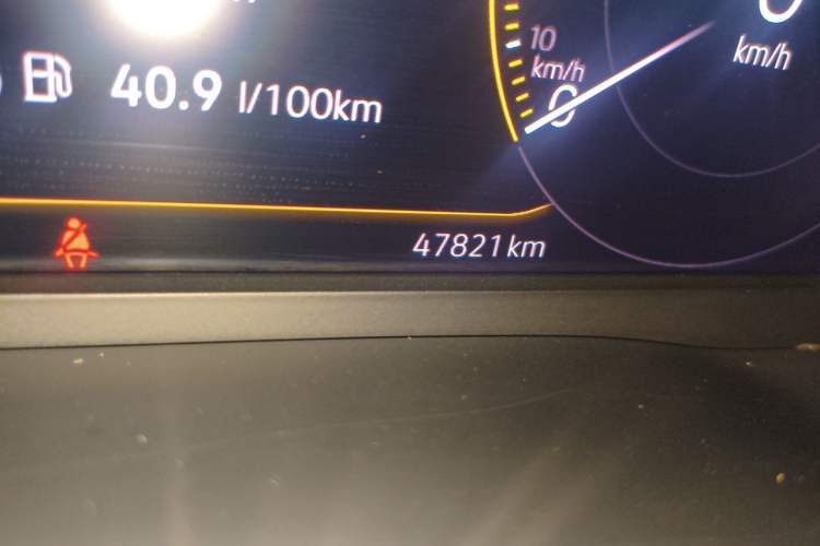 Used Volkswagen Teramont X 2019 380TSI Four-Wheel Drive Luxury Edition Odometer Close Up