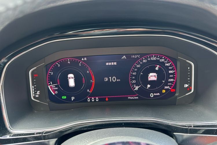 Used Volkswagen Teramont X 2019 380TSI Four-Wheel Drive Prestige Luxury Edition Odometer Close Up