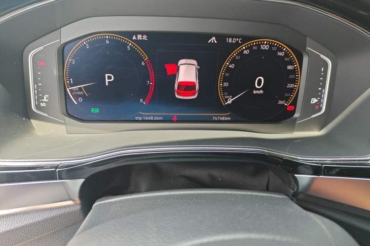 Used Volkswagen Teramont X 2019 380TSI Four-Wheel Drive Luxury Edition Odometer Close Up