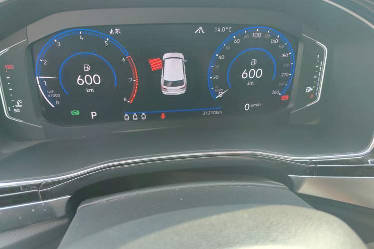 Used Volkswagen Teramont X 2019 380TSI Four-Wheel Drive Prestige Luxury Edition Odometer Close Up