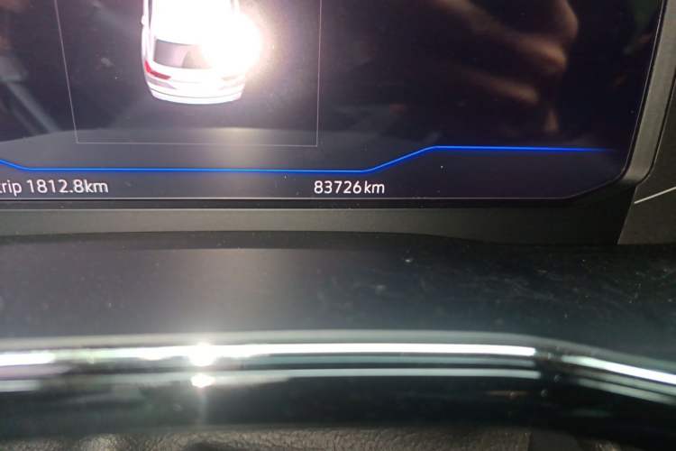 Used Volkswagen Teramont X 2019 380TSI Four-Wheel Drive Prestige Luxury Edition Odometer Close Up
