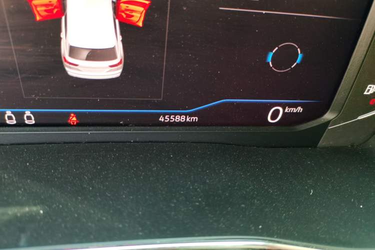 Used Volkswagen Teramont X 2019 380TSI Four-Wheel Drive Prestige Luxury Edition Odometer Close Up