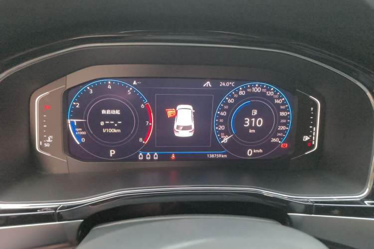 Used Volkswagen Teramont X 2019 380TSI Four-Wheel Drive Prestige Luxury Edition Odometer Close Up