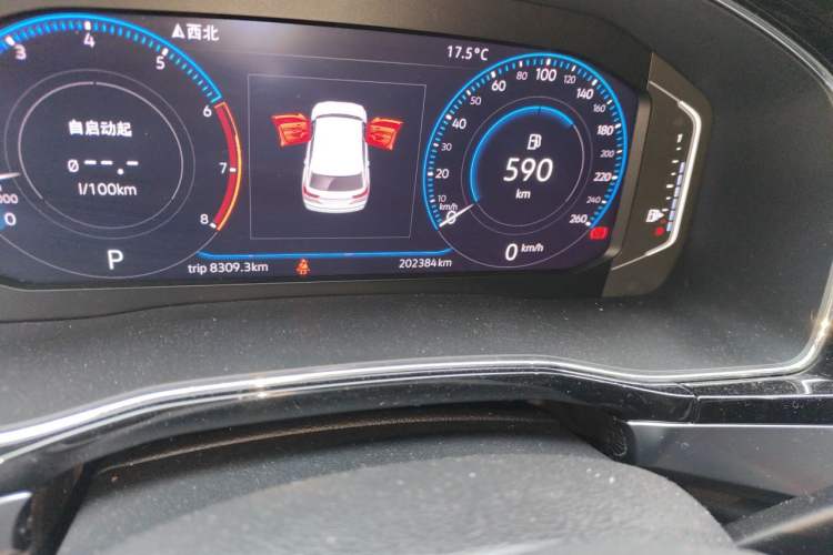 Used Volkswagen Teramont X 2019 330TSI Two-Wheel-Drive Prestige Luxury Edition Odometer Close Up