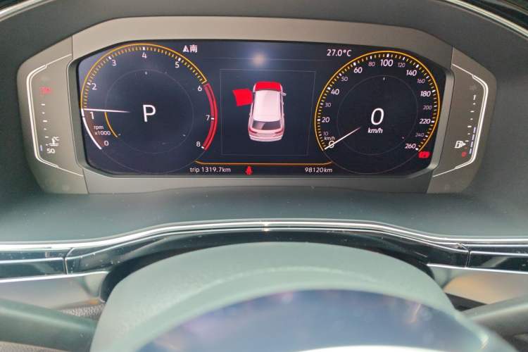 Used Volkswagen Teramont X 2019 330TSI Two-Wheel-Drive Luxury Edition Odometer Close Up