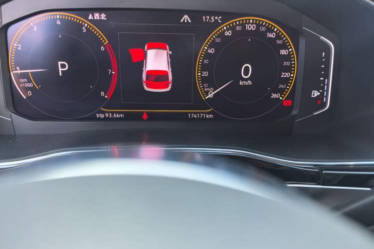 Used Volkswagen Teramont X 2019 380TSI Four-Wheel Drive Luxury Edition Odometer Close Up