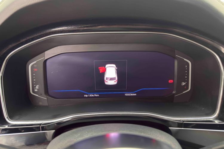 Used Volkswagen Teramont X 2019 330TSI Two-Wheel-Drive Prestige Luxury Edition Odometer Close Up
