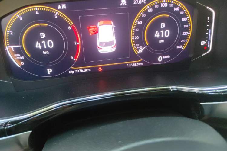 Used Volkswagen Teramont X 2019 380TSI Four-Wheel Drive Luxury Edition Odometer Close Up