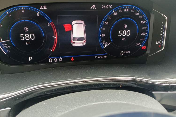 Used Volkswagen Teramont X 2019 380TSI Four-Wheel Drive Prestige Luxury Edition Odometer Close Up