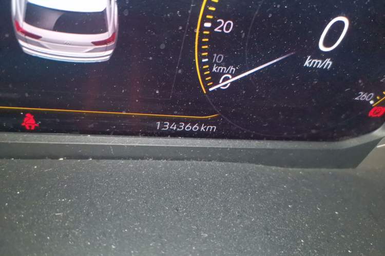 Used Volkswagen Teramont X 2019 380TSI Four-Wheel Drive Luxury Edition Odometer Close Up