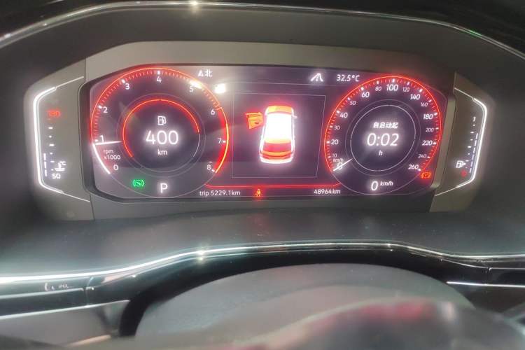 Used Volkswagen Teramont X 2019 380TSI Four-Wheel Drive Prestige Luxury Edition Odometer Close Up