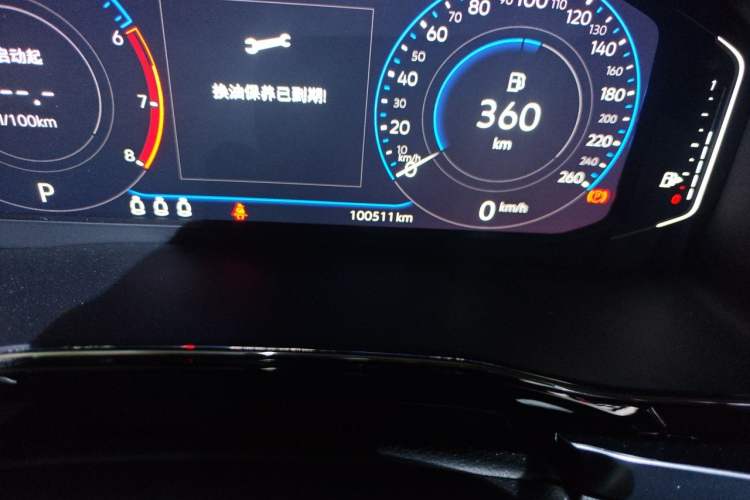 Used Volkswagen Teramont X 2019 380TSI Four-Wheel Drive Prestige Luxury Edition Odometer Close Up