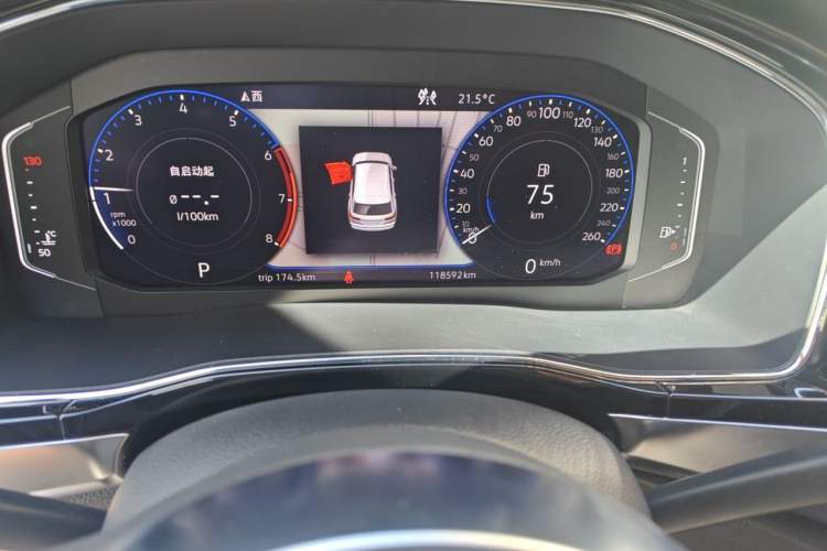 Used Volkswagen Teramont X 2019 380TSI Four-Wheel Drive Luxury Edition Odometer Close Up