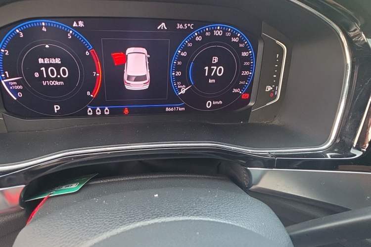 Used Volkswagen Teramont X 2019 380TSI Four-Wheel Drive Luxury Edition Odometer Close Up