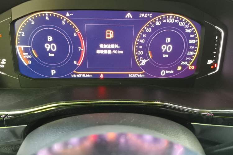 Used Volkswagen Teramont X 2019 380TSI Four-Wheel Drive Luxury Edition Odometer Close Up