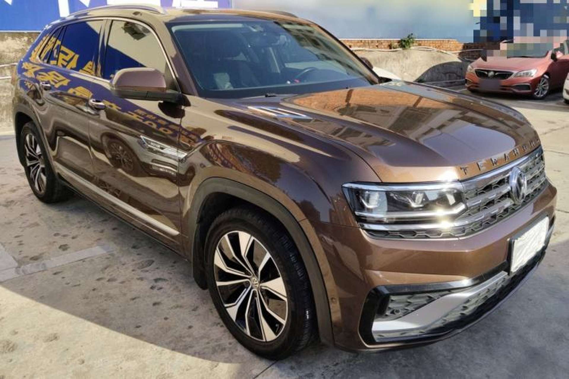 Used Volkswagen Teramont X 2019 380TSI Four-Wheel Drive Prestige Luxury Edition Front Right 45 Deg