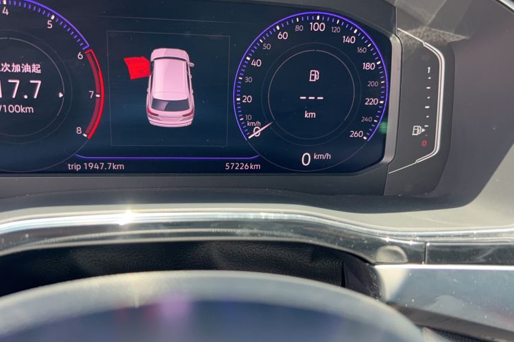Used Volkswagen Teramont X 2019 380TSI Four-Wheel Drive Prestige Luxury Edition Odometer Close Up