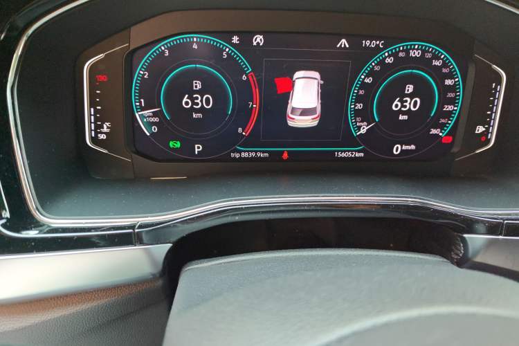 Used Volkswagen Teramont X 2019 380TSI Four-Wheel Drive Prestige Luxury Edition Odometer Close Up