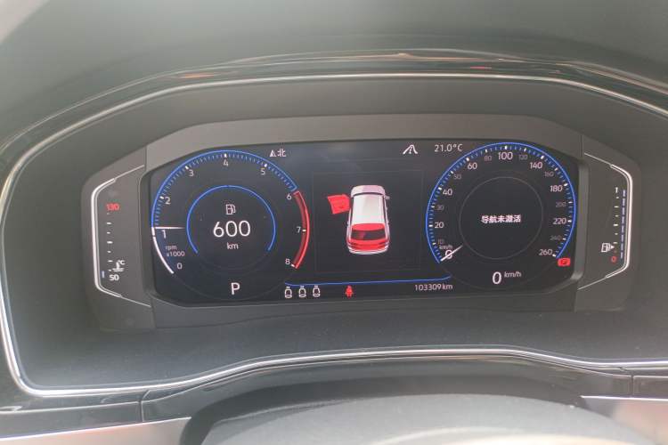 Used Volkswagen Teramont X 2019 530 V6 Four-Wheel Drive Prestige Luxury Edition Instrument Cluster