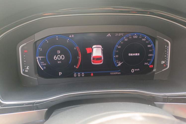 Used Volkswagen Teramont X 2019 530 V6 Four-Wheel Drive Prestige Luxury Edition Odometer Close Up