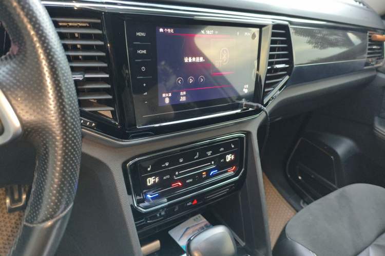 Used Volkswagen Teramont X 2019 380TSI Four-Wheel Drive Prestige Luxury Edition Audio And AC Panel