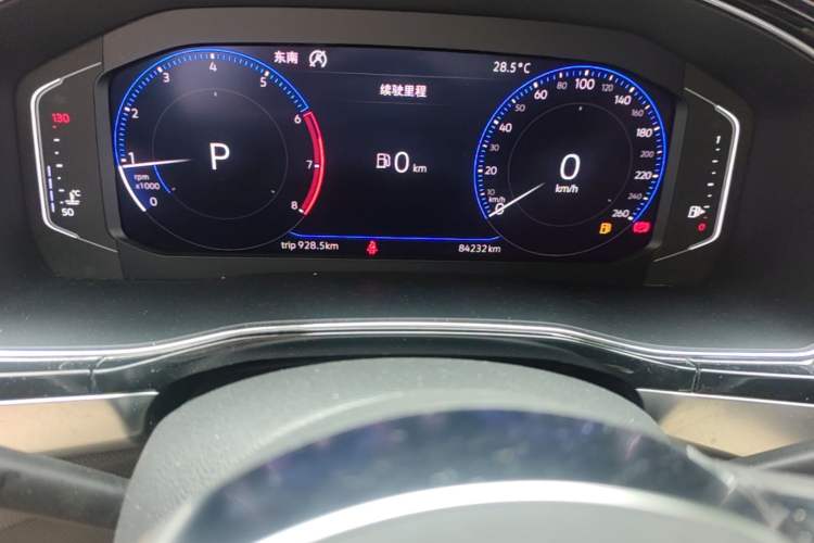 Used Volkswagen Teramont X 2019 330TSI Two-Wheel-Drive Prestige Luxury Edition Odometer Close Up