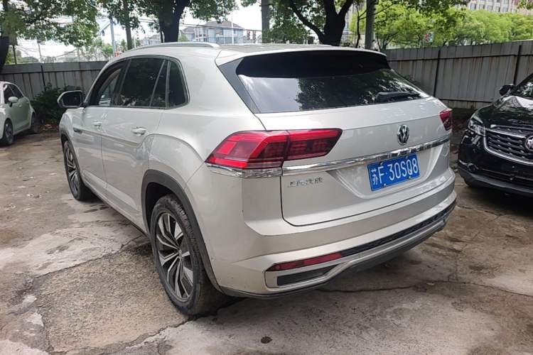 Used Volkswagen Teramont X 2019 330TSI Two-Wheel-Drive Prestige Luxury Edition Rear Left 45 Deg