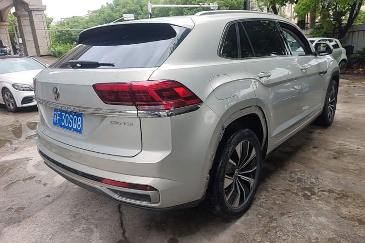 Used Volkswagen Teramont X 2019 330TSI Two-Wheel-Drive Prestige Luxury Edition Rear Right 45 Deg