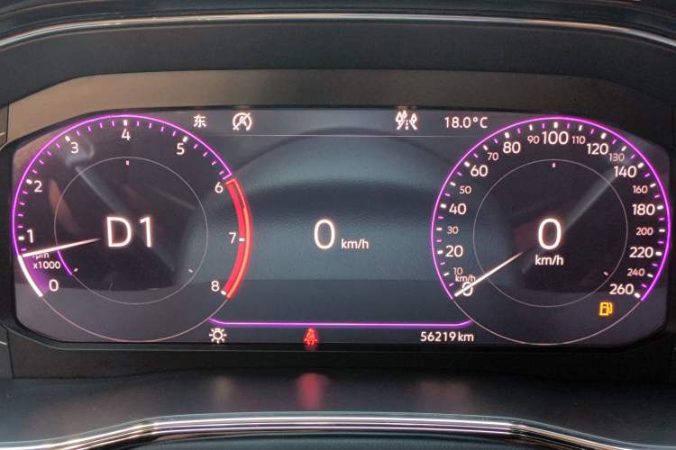 Used Volkswagen Teramont X 2019 380TSI Four-Wheel Drive Luxury Edition Odometer Close Up