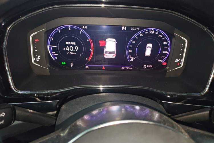 Used Volkswagen Teramont X 2019 380TSI Four-Wheel Drive Prestige Luxury Edition Odometer Close Up